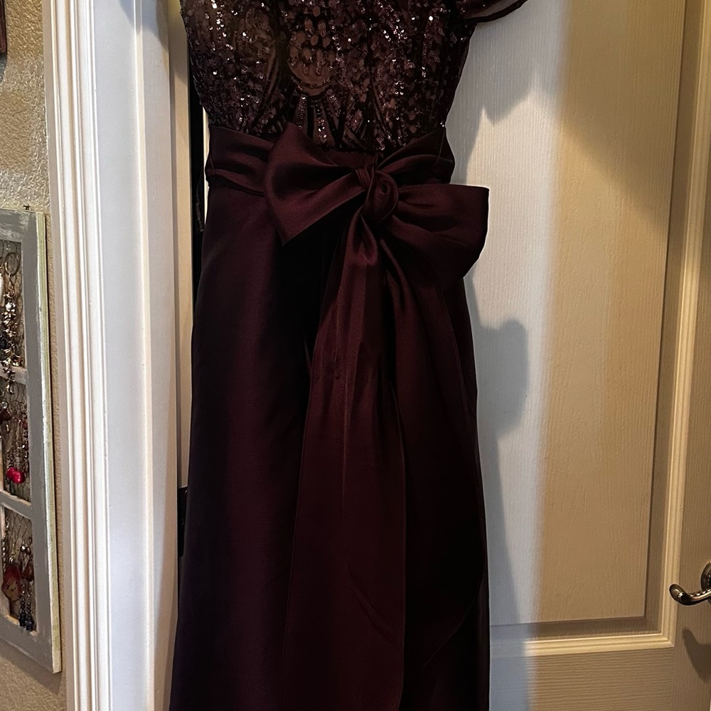 R&M Richards Purple Midi Dress